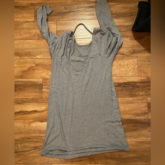 Gray Victorias Secret Angel Cotton Nightgown/ Sleep Dress - Picture 2 of 7